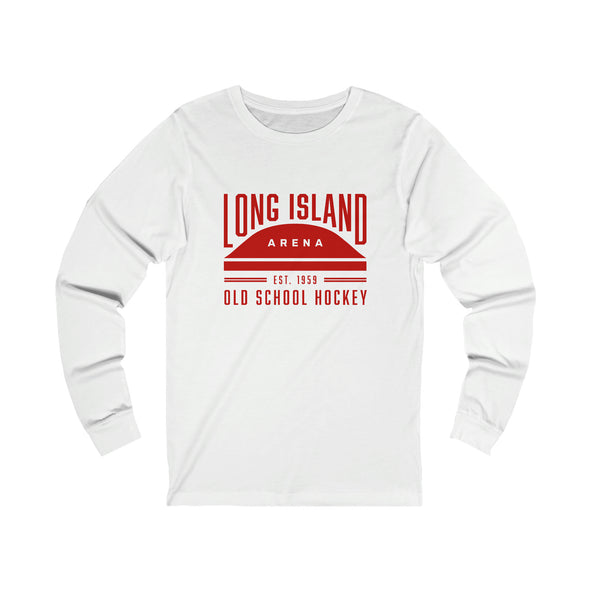 Long Island Arena Old School Hockey Long Sleeve Shirt