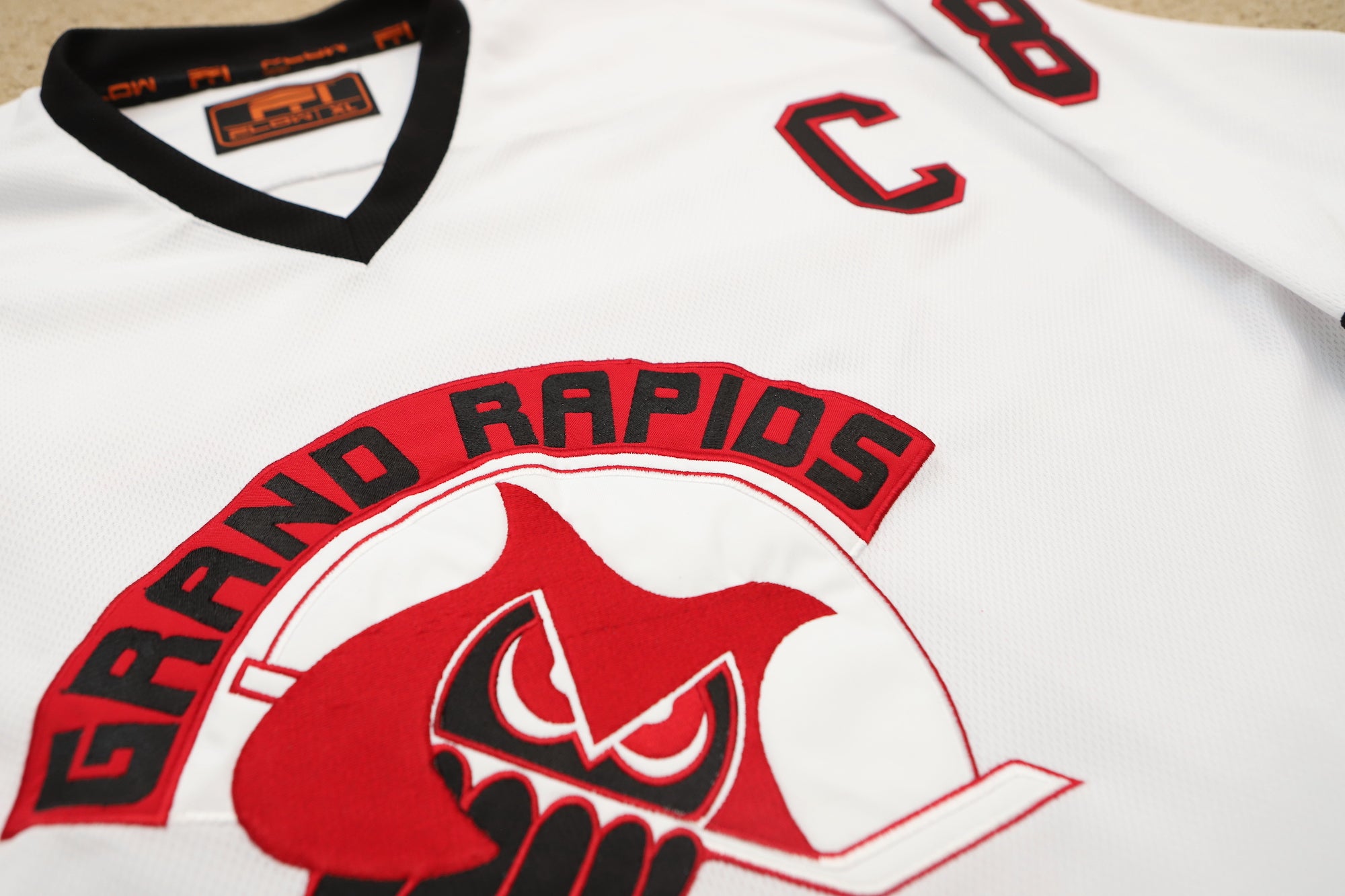 Grand Rapids Owls™ 1978-79 White Jersey (CUSTOM - PRE-ORDER)