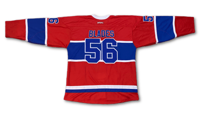 Your Name and Number - Blades Hockey Jersey X-Large 56