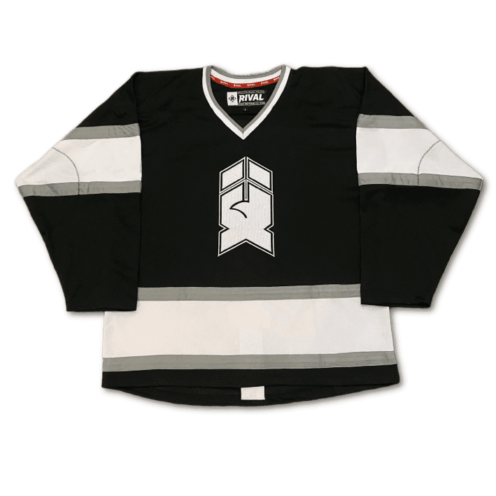 Grey/Red/Black Custom Ice Roller Blank Hockey Jerseys | YoungSpeeds