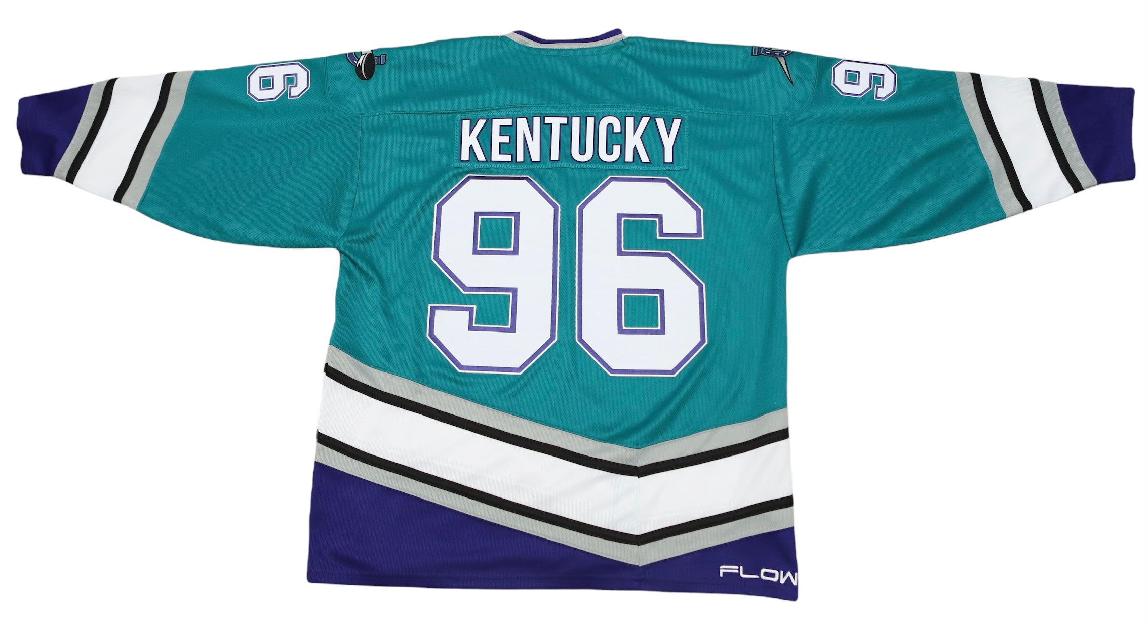 Vintage Ice Hockey Kentucky Thoroughblades Teal Jersey (Blank) Adult Small