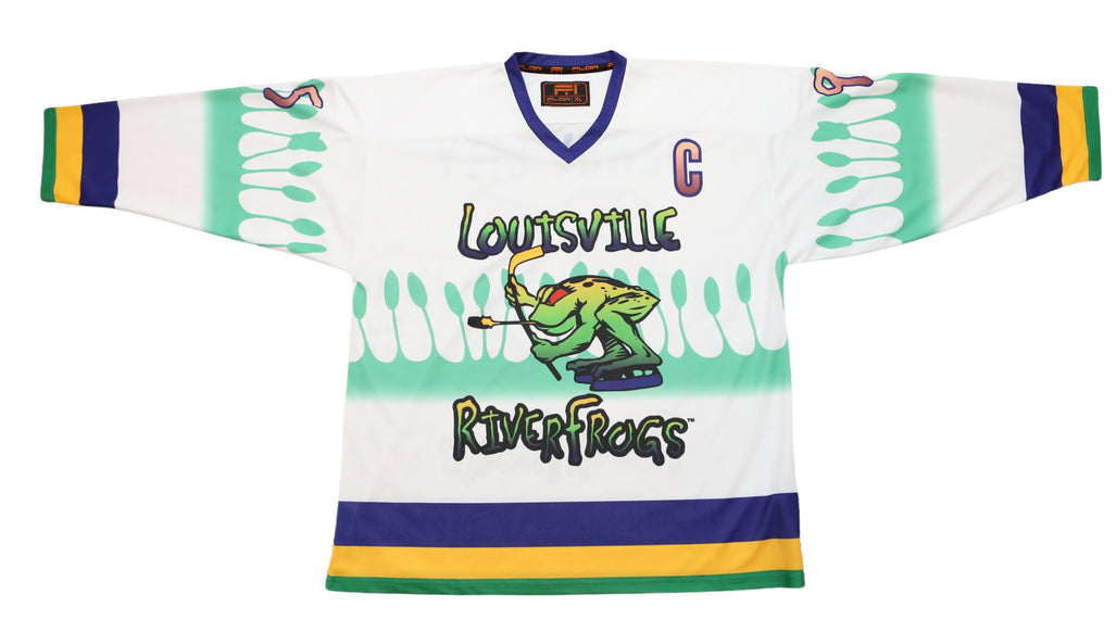 Louisville RiverFrogs 1995 White Jersey (CUSTOM - PRE ORDER)