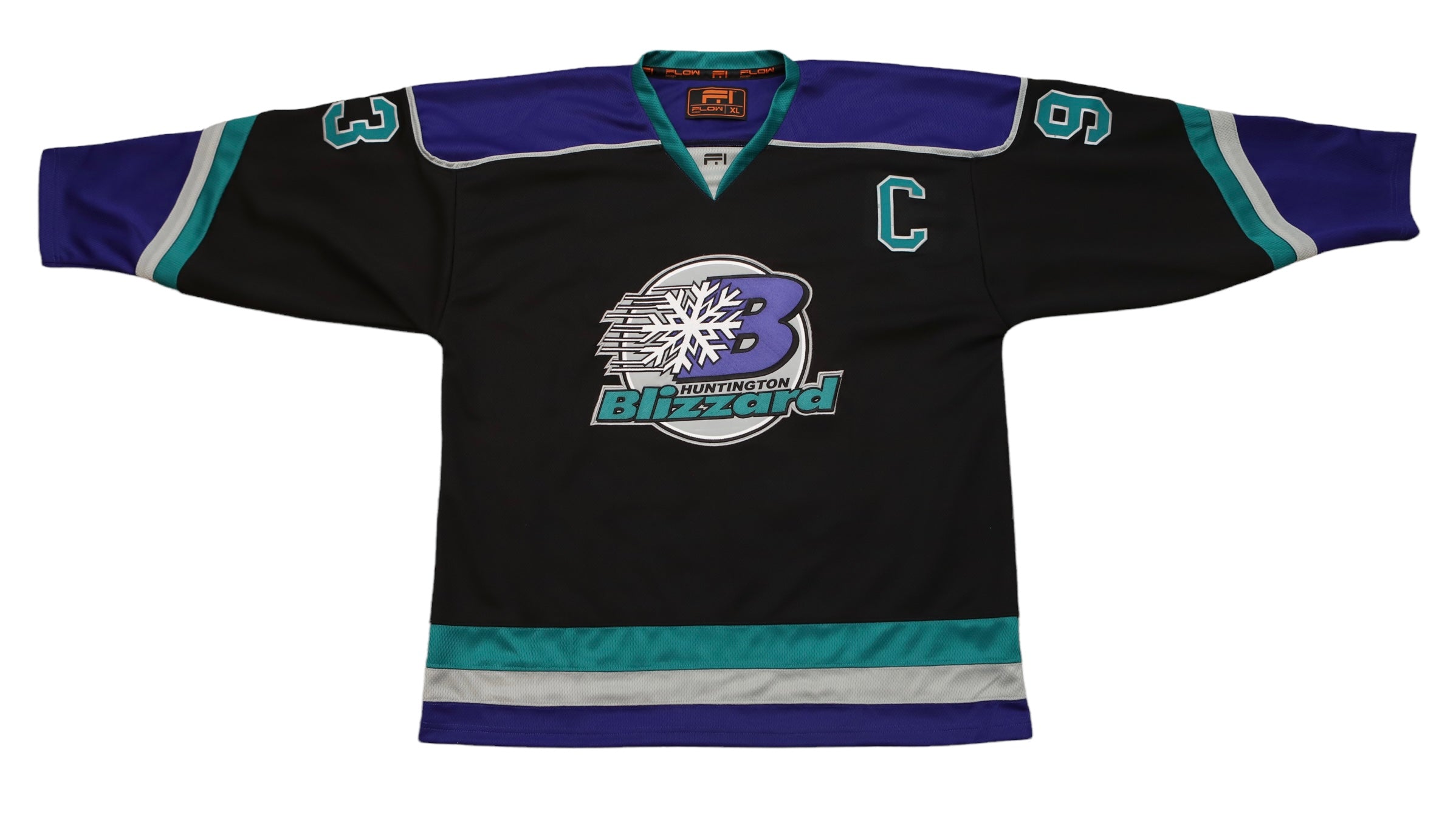 Custom Hockey Jerseys with A Blackhawk Logo and Shoulder Patches Adult XXL / (Just Number) / Black