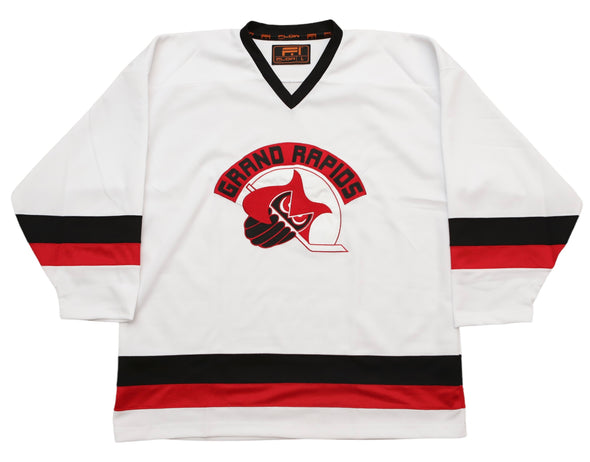 Grand Rapids Owls™ 1978-79 White Jersey (BLANK - PRE-ORDER)