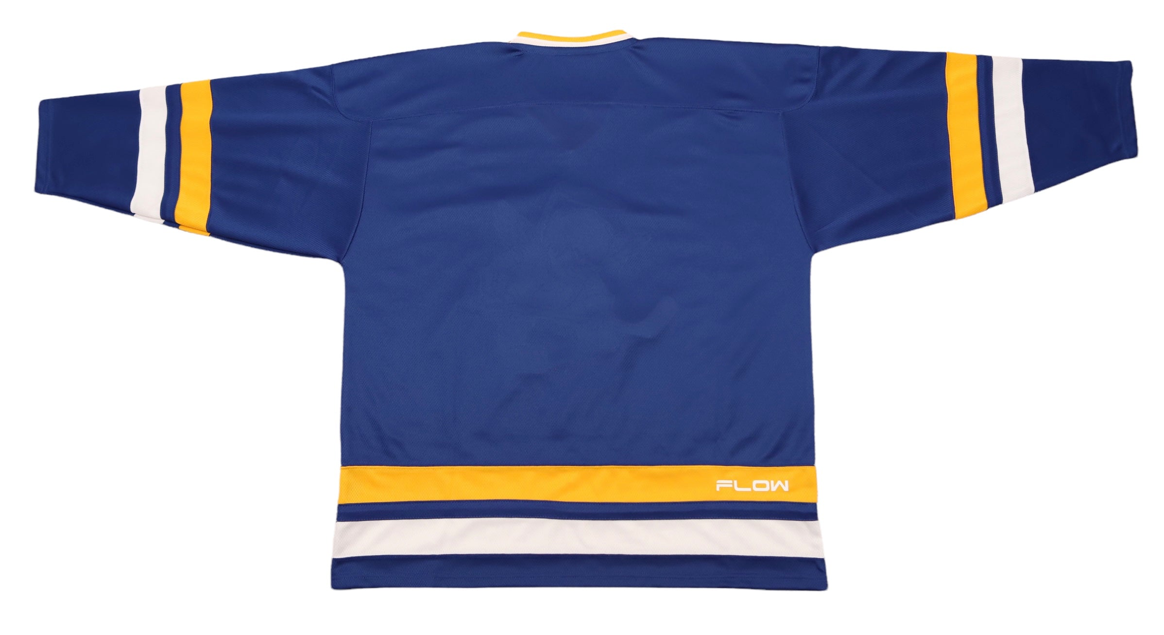 Custom Hockey Jerseys with The Saints Team Logo Youth Large / (name and Number on Back and Sleeves) / Blue