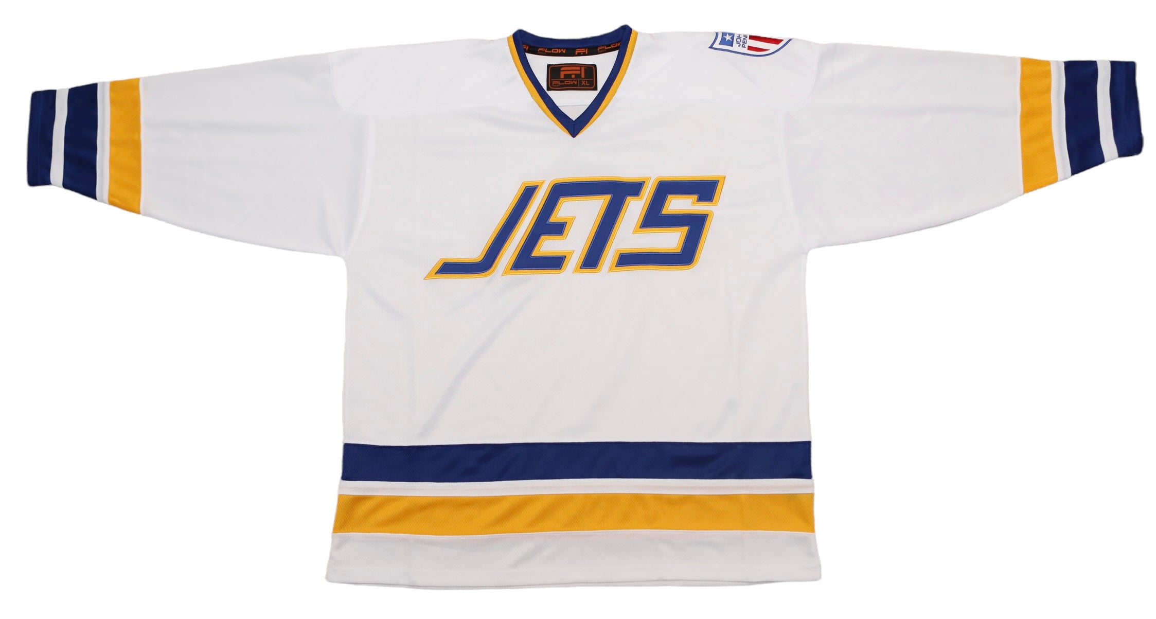 Johnstown Jets Mid-70s White Jersey (CUSTOM - PRE-ORDER) – Vintage Ice  Hockey