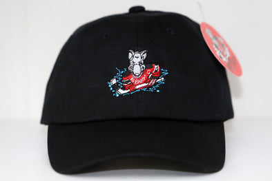Buffalo Jackson Vintage Trucker Hat | Red and Black
