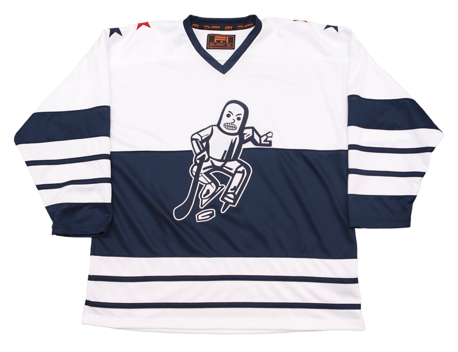 Vintage Ice Hockey Columbus Owls Red Jersey (Blank) 3XL