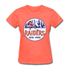 New York Raiders Logo Women's T-Shirt (WHA) - heather coral