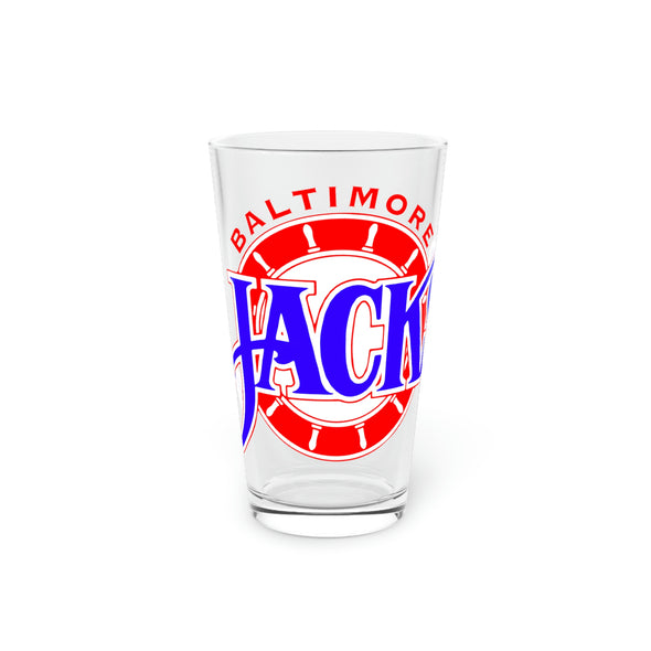 Baltimore Skipjacks Red & Blue Pint Glass