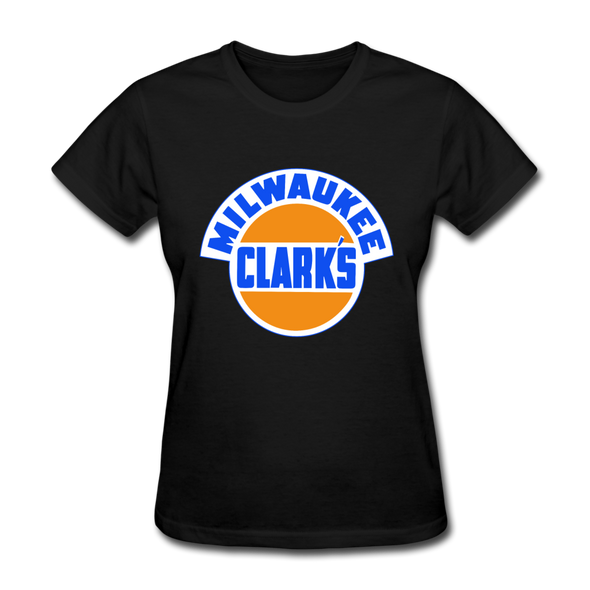 Milwaukee Clarks Logo Women's T-Shirt (EHL) - black