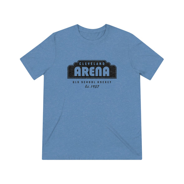 Cleveland Arena Old School Hockey T-Shirt (Tri-Blend Super Light)