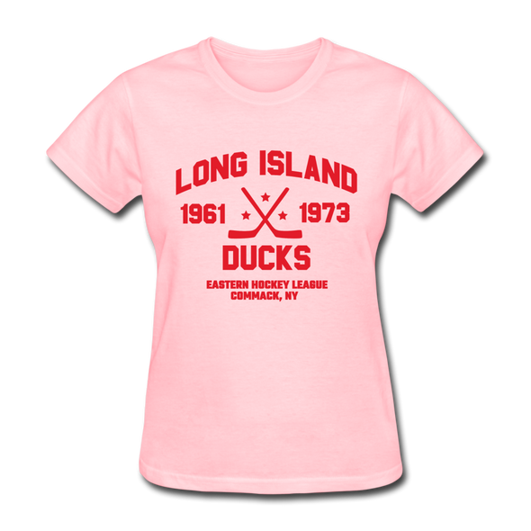Long Island Ducks Dated Women's T-Shirt (EHL) - pink