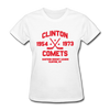 Clinton Comets Dated Women's T-Shirt (EHL) - white