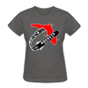 Florida Rockets Logo Women's T-Shirt (EHL) - charcoal