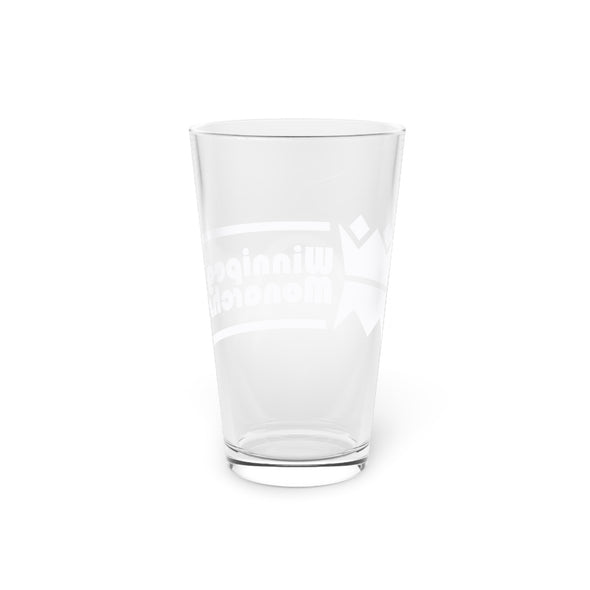 Winnipeg Monarchs Wide Pint Glass