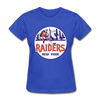 New York Raiders Logo Women's T-Shirt (WHA) - royal blue
