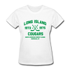Long Island Cougars Dated Women's T-Shirt (NAHL) - white