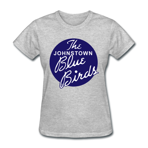 Johnstown Blue Birds Logo Women's T-Shirt (EHL) - heather gray