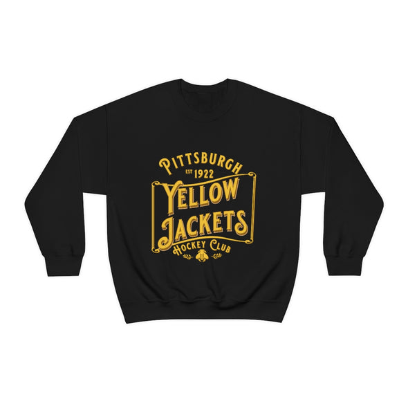 Pittsburgh Yellow Jackets Text Crewneck Sweatshirt