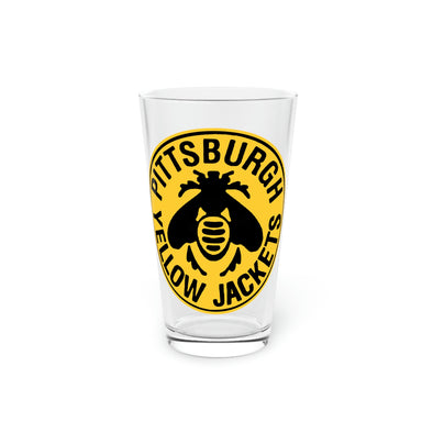 Pittsburgh Yellow Jackets Pint Glass