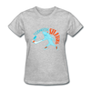 Tidewater Sharks Logo Women's T-Shirt (SHL) - heather gray