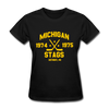 Michigan Stags Dated Women's T-Shirt (WHA) - black