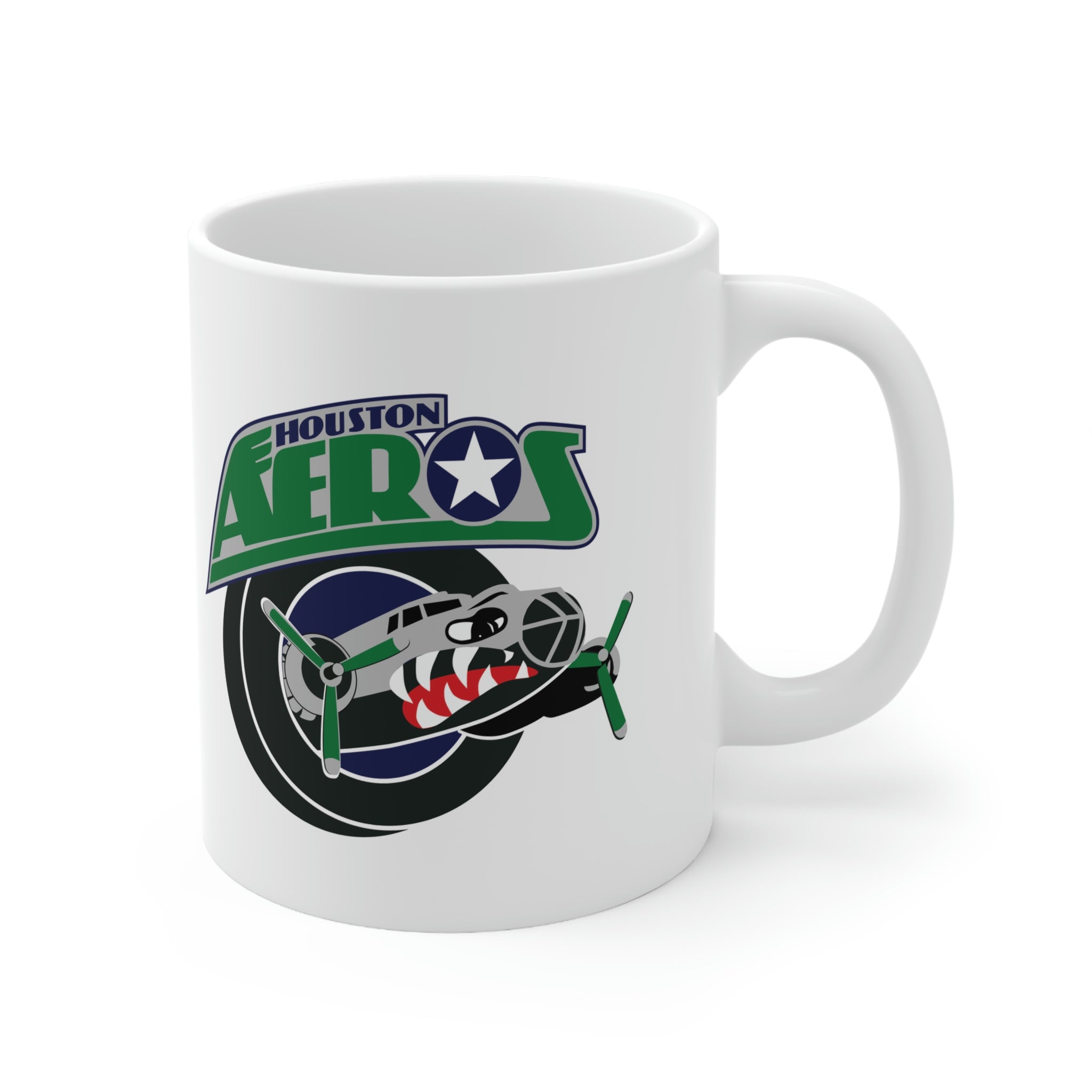 Houston Aeros 1990s Mug 11oz
