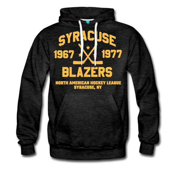 Syracuse Blazers Double Sided Premium Hoodie (NAHL) - charcoal gray