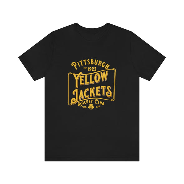 Pittsburgh Yellow Jackets Text T-Shirt (Premium Lightweight)