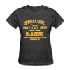 Syracuse Blazers Dated Women's T-Shirt (NAHL) - heather black