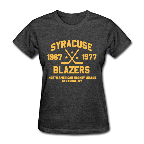 Syracuse Blazers Dated Women's T-Shirt (NAHL) - heather black