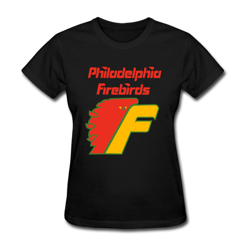Philadelphia Firebirds Women's Logo T-Shirt (NAHL) - black
