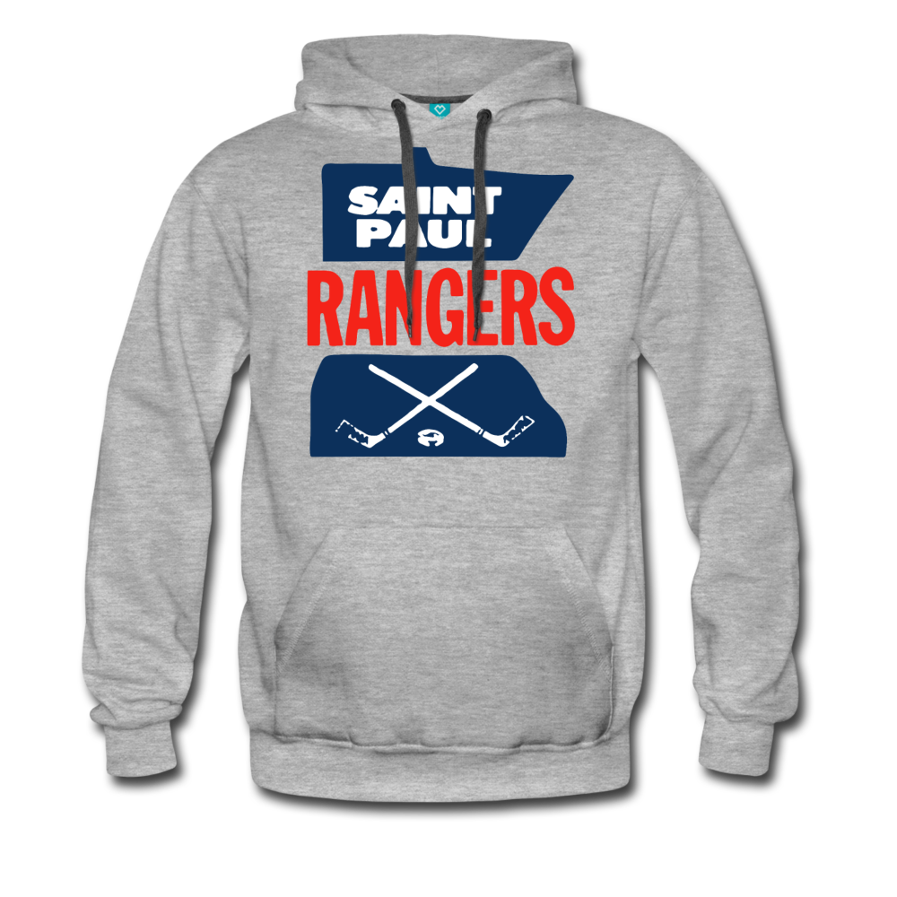 Saint Paul Rangers Logo Hoodie (CHL) - heather gray