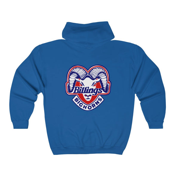 Billings Bighorns Hoodie (Zip)