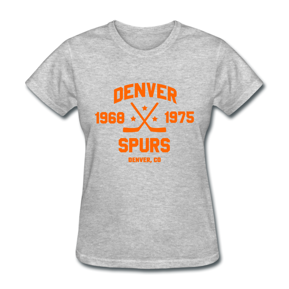 Denver Spurs Dated Women's T-Shirt - heather gray