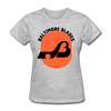 Baltimore Blades Text Logo Women's T-Shirt (WHA) - heather gray