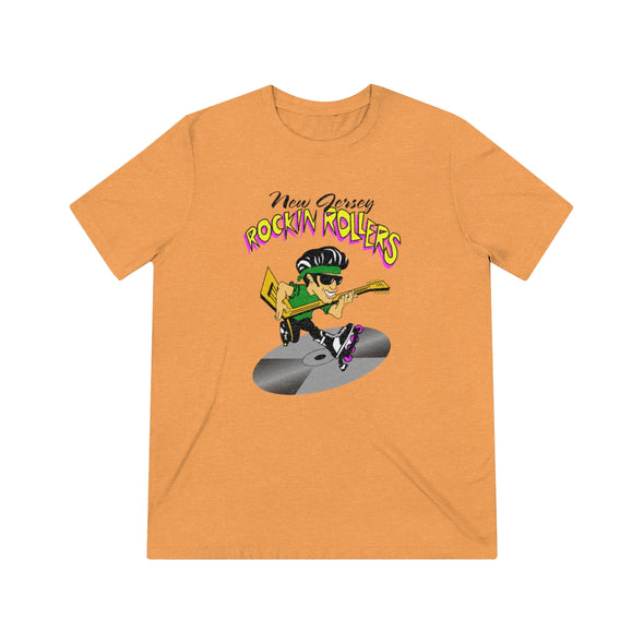 New Jersey Rockin Rollers T-Shirt (Tri-Blend Super Light)