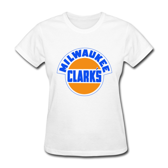 Milwaukee Clarks Logo Women's T-Shirt (EHL) - white