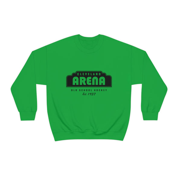 Cleveland Arena Old School Hockey Crewneck Sweatshirt