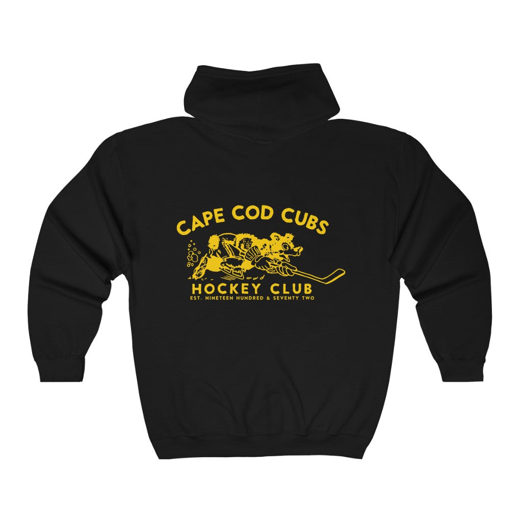 Vintage Ice Hockey Cape Cod Cubs Bear Crewneck Sweatshirt 2XL / Black