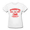 Washington Lions Dated Women's T-Shirt (EHL) - white