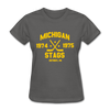 Michigan Stags Dated Women's T-Shirt (WHA) - charcoal