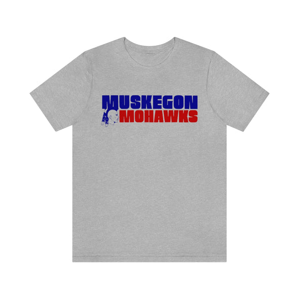 Muskegon Mohawks Text T-Shirt (Premium Lightweight)