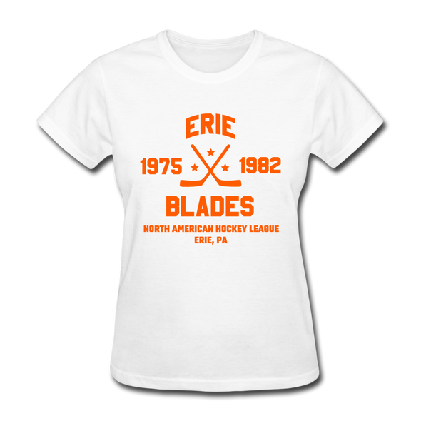 Erie Blades Dated Women's T-Shirt (NAHL) - white