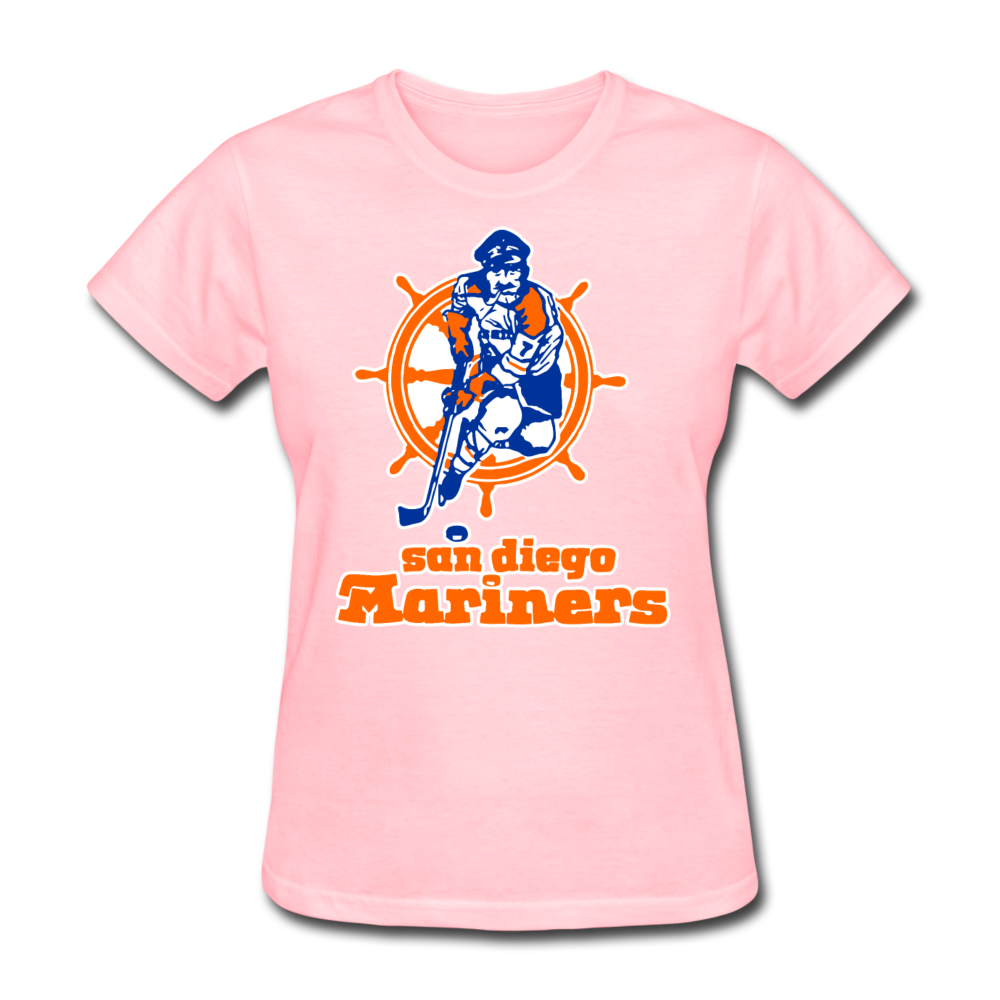 San Diego Mariners Logo Women's T-Shirt (WHA) Navy / XL