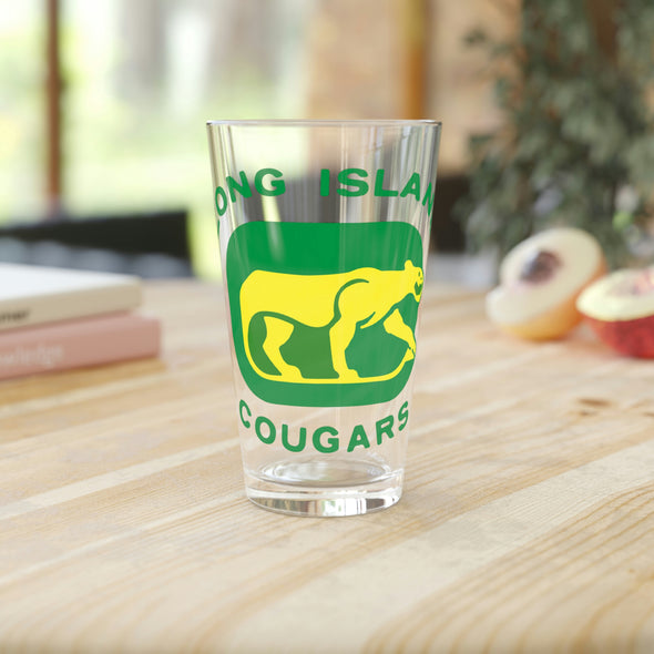 Long Island Cougars Pint Glass