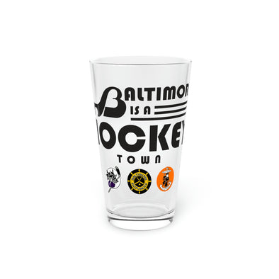 Baltimore is a Hockey Town Pint Glass
