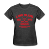 Long Island Ducks Dated Women's T-Shirt (EHL) - heather black