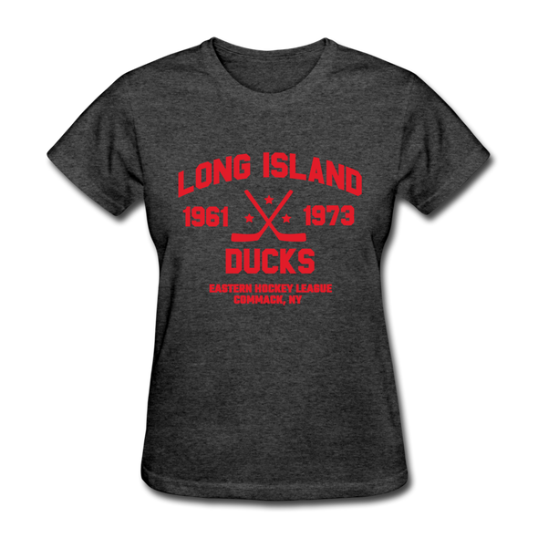 Long Island Ducks Dated Women's T-Shirt (EHL) - heather black